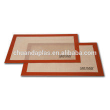 New Custom Baking Sheet Fibra de vidro não Stick Silicone Mats Para Cookies Quality Choice